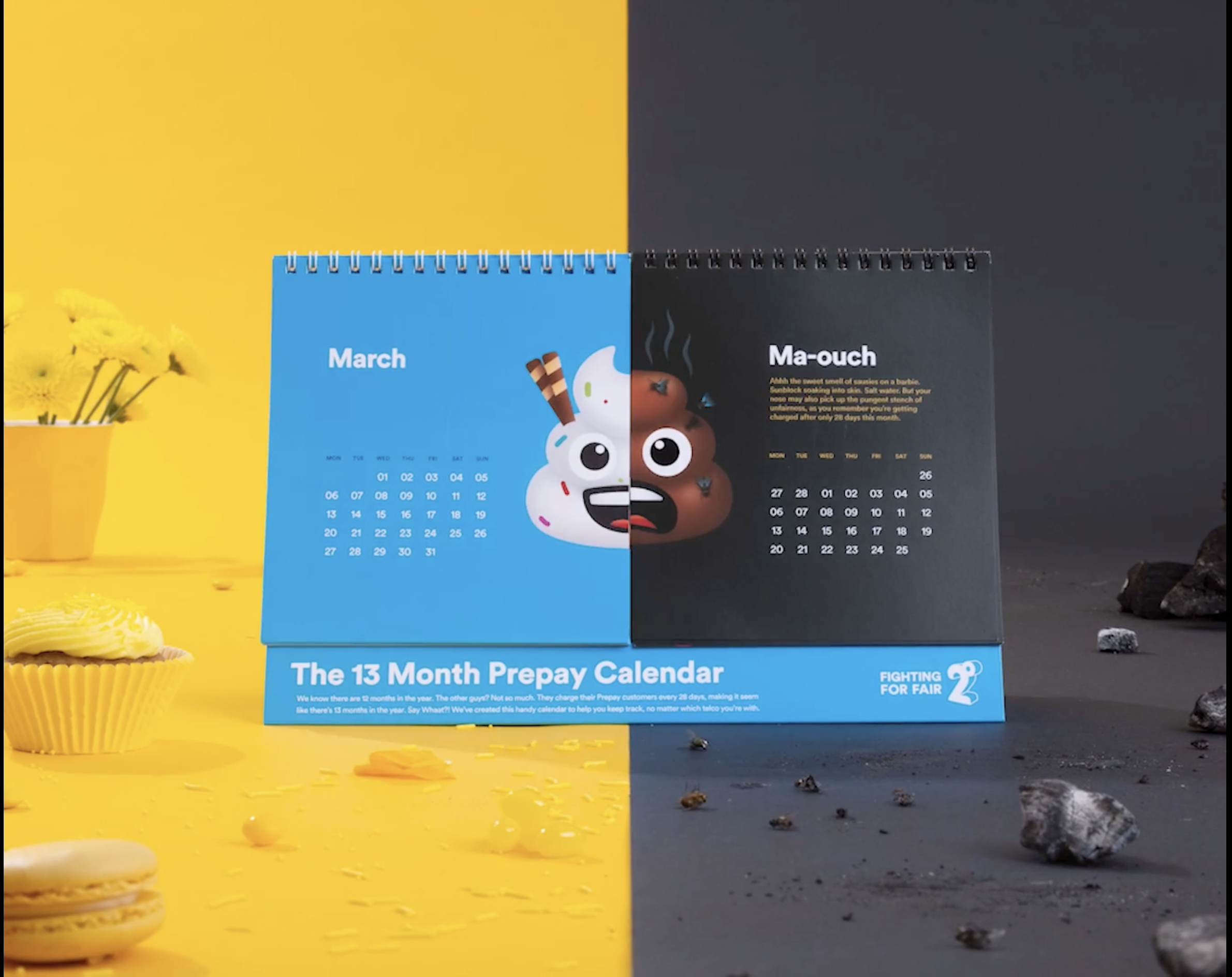 2degrees x Thirteen Month Calendar