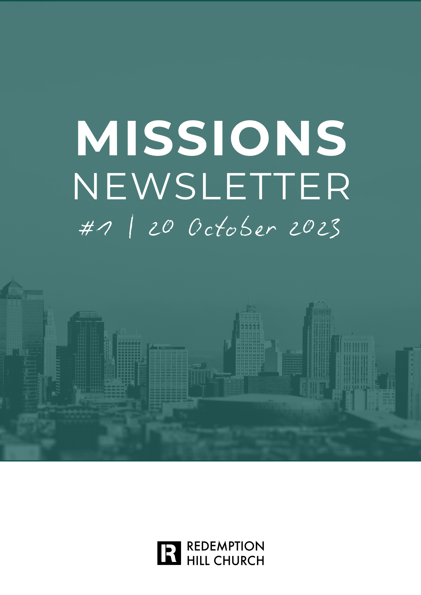 Missions Newsletter #1