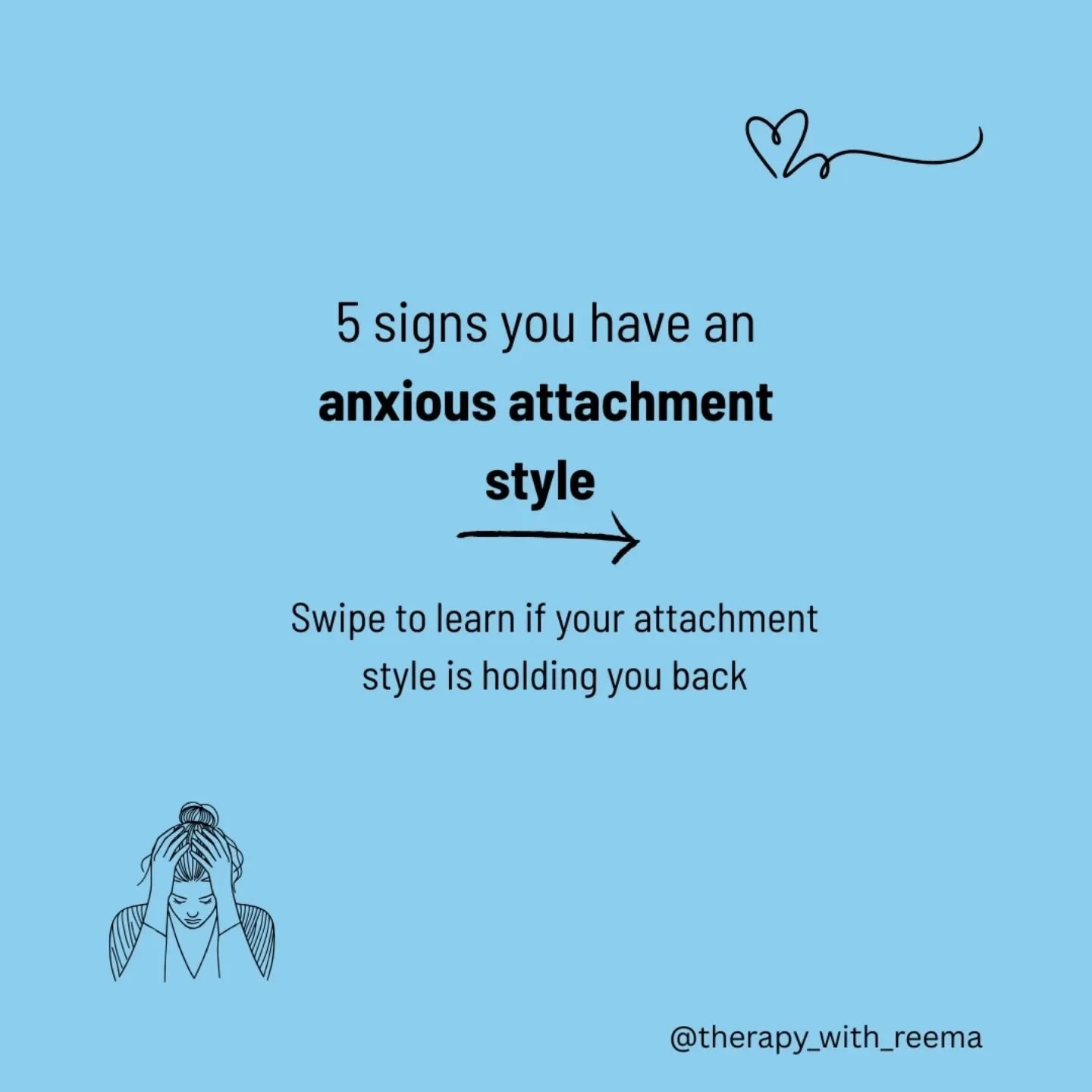 Do you worry a lot about people pulling away even when things are fine? It may be a sign of an anxious attachment style.

Early relationships teach us a lot about what we need to do to feel a sense of love, belonging and safety. These are fundamental