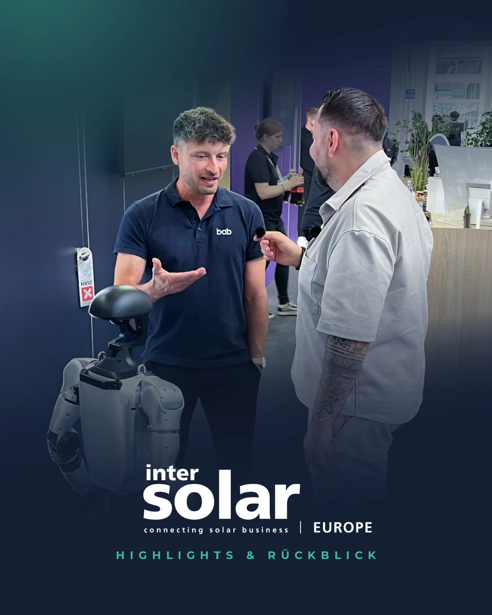 @InterSolar Europe 2026 &ndash; Ein R&uuml;ckblick. ⚡
 
Vor einem Jahr waren wir zum ersten Mal auf der InterSolar Europe. Heute blicken wir auf eine Messe zur&uuml;ck, die zeigt, wie sich BAB GreenVision weiterentwickelt hat.
 
Gemeinsam mit Terra E