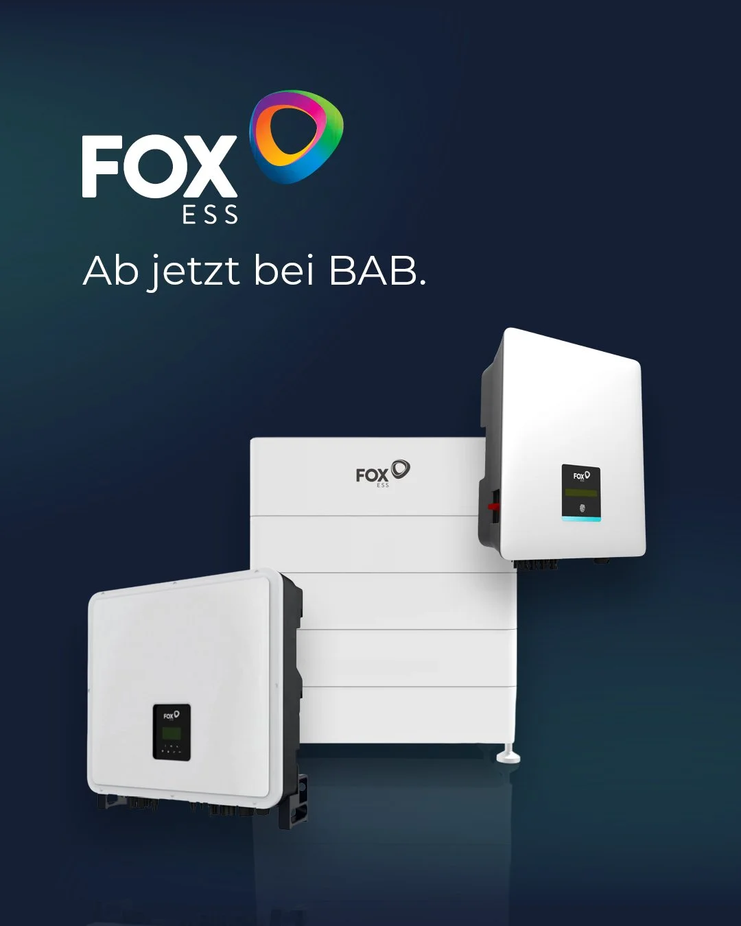 Mehr Auswahl f&uuml;r eure PV- und Speicherprojekte: FoxESS neu bei BAB Greenvision.
 
Mit L&ouml;sungen von FoxESS erweitern wir unser Angebot f&uuml;r Installateure, Fachpartner und Energieprofis, die moderne Energiesysteme flexibel planen und zuve