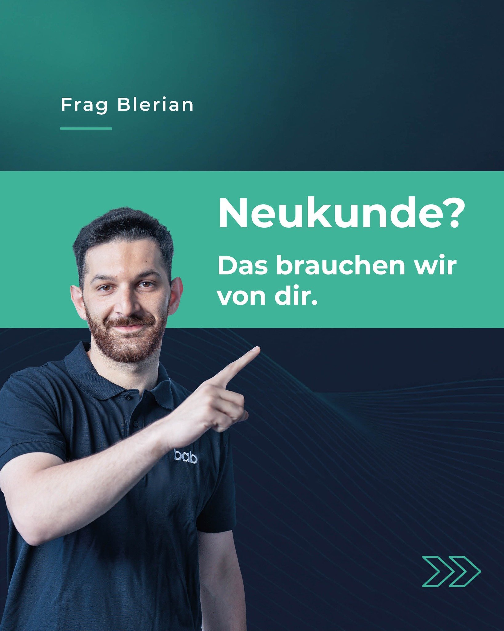 So einfach wirst du Neukunde bei BAB GreenVision! 🚀

In nur drei Schritten bist du startklar:

✔️ Neukundenformular ausf&uuml;llen
✔️ Gewerbeschein einsenden
✔️ Den Rest &uuml;bernehmen wir!

👉 Registriere dich jetzt in unserem B2B-Shop:
shop.bab-g