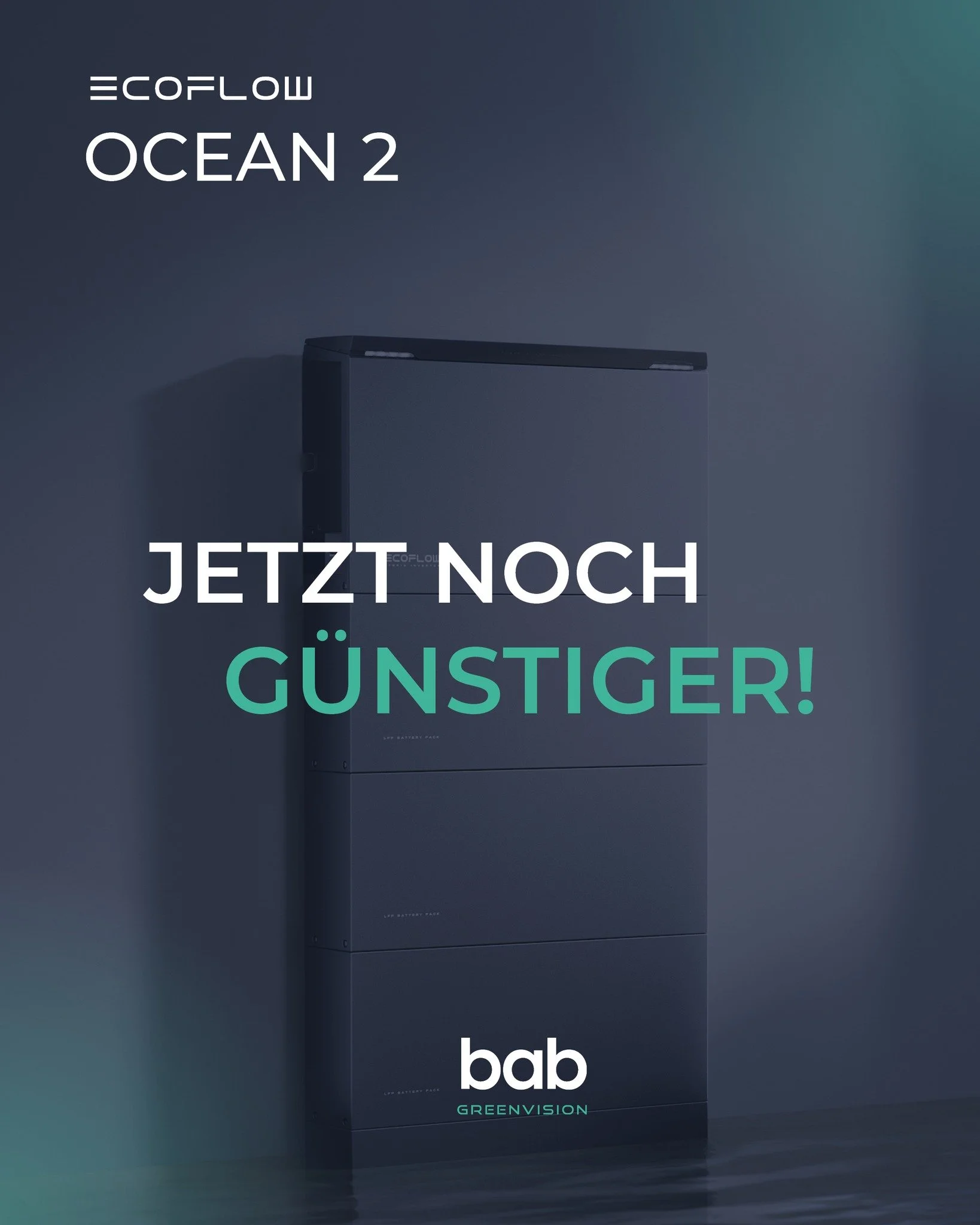 EcoFlow OCEAN 2. Jetzt noch g&uuml;nstiger. ⚡
 
Du planst dein n&auml;chstes Speicherprojekt mit EcoFlow? Dann profitiere jetzt von der Aktion: Sichere dir die EcoFlow OCEAN 2 zu verg&uuml;nstigten Konditionen.
 
📅 Aktionszeitraum: 07.09.2026 bis 31