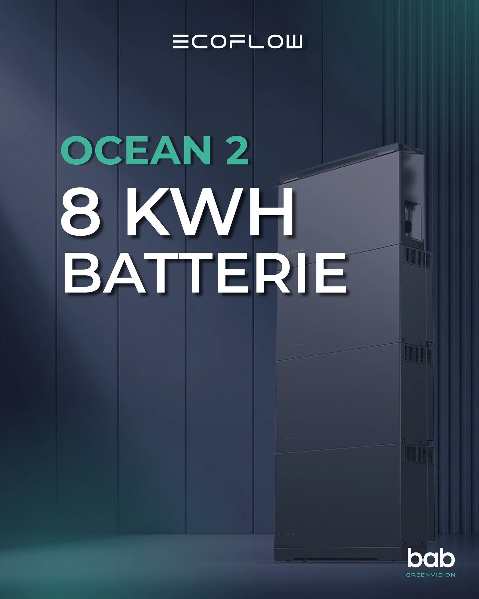 EcoFlow OCEAN 2. Jetzt auch mit 8 kWh. ⚡

Die OCEAN 2 Serie w&auml;chst: Mit der neuen 8-kWh-Batterie erweiterst du dein Angebot um eine zus&auml;tzliche Speicheroption f&uuml;r deine Kunden.

Entdecke die neue Variante in unserem B2B-Shop und bestel