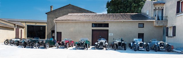 Frazer Nash Rhone Tour at Domaine Roger Perrin.