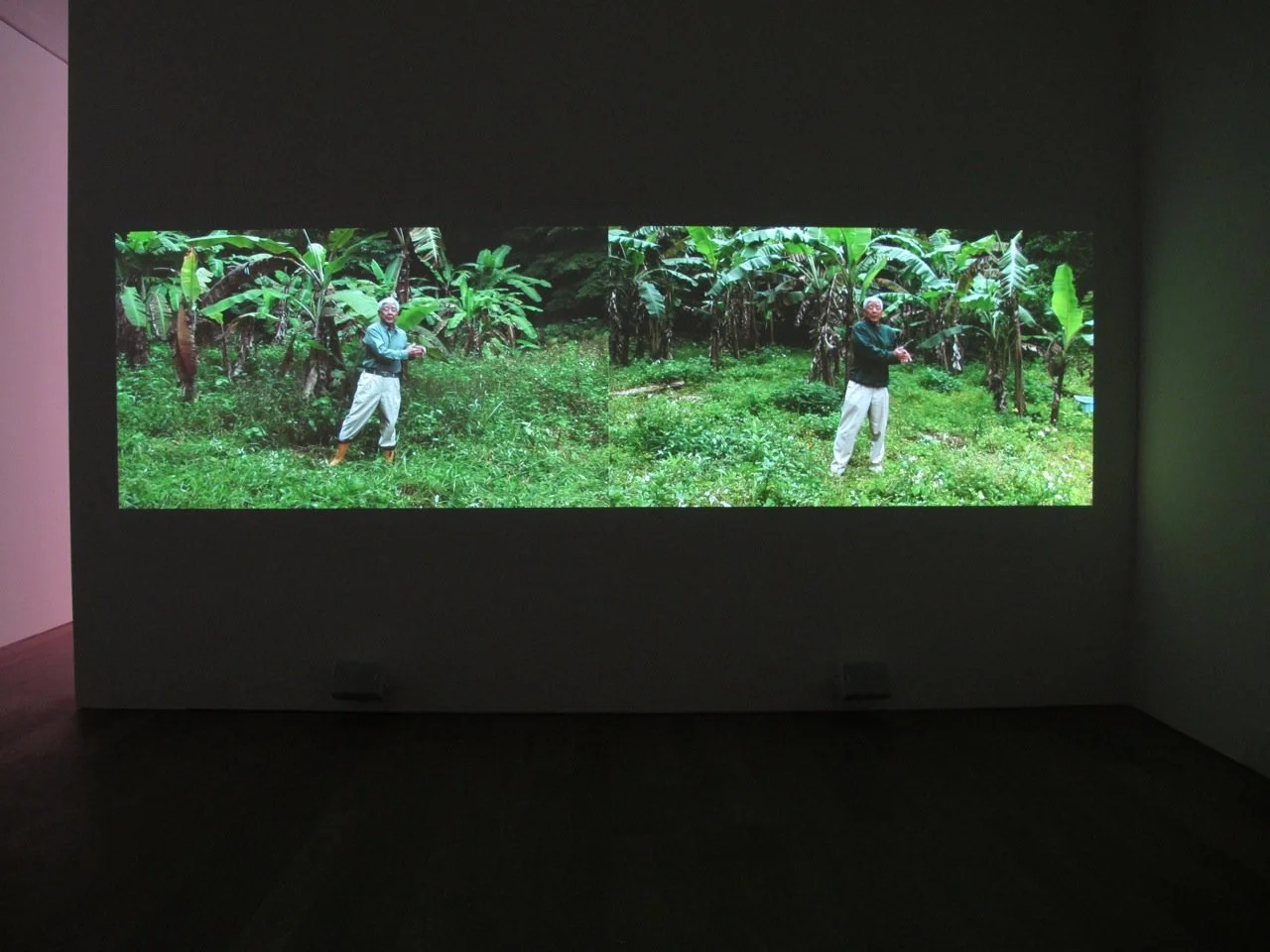 4 Screen video installation