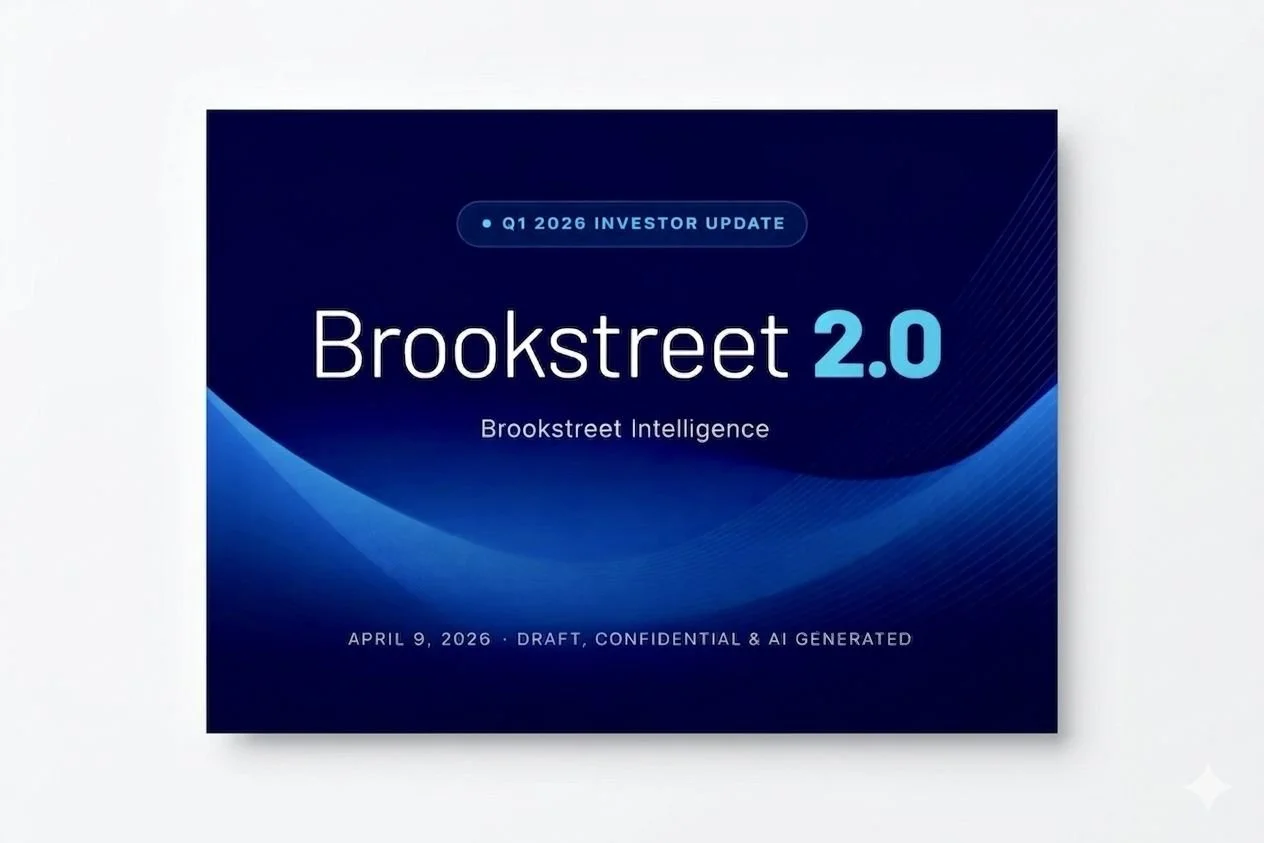 Brookstreet 2.0 Intelligence Release 