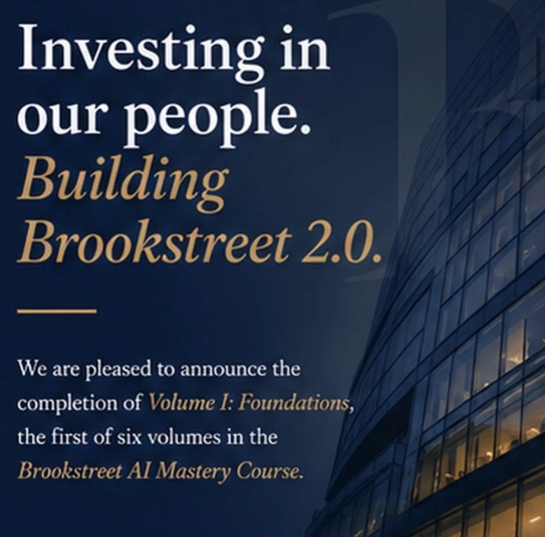 Brookstreet AI Academy Mastery Course