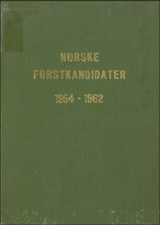 Norske forstkandidater 1954–1962 Forside.png