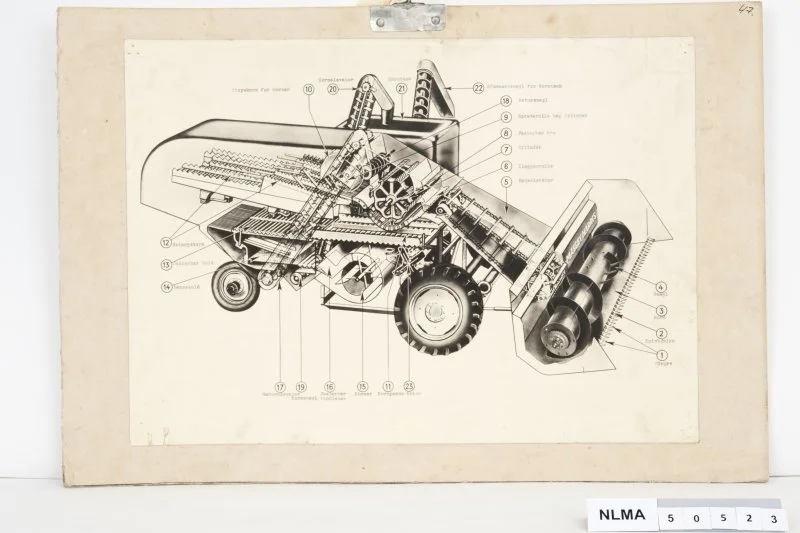 Arkiv brosjyresamling i landbruksteknikk 