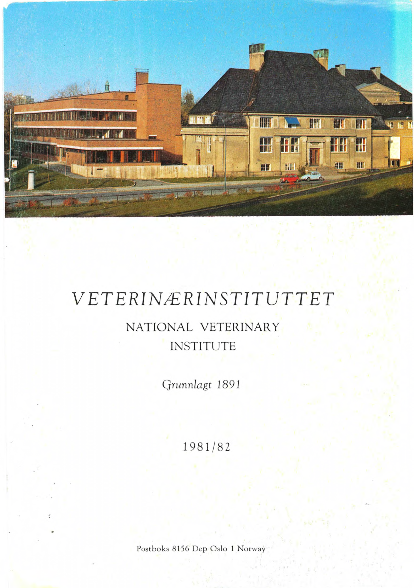 Om Veterin rinstituttet Livsvitenskapshistorie om-veterin-rinstituttet-livsvitenskapshistorie
