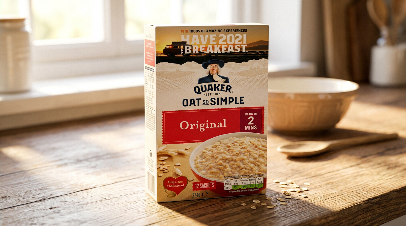 Quaker Oats on-pack promotion