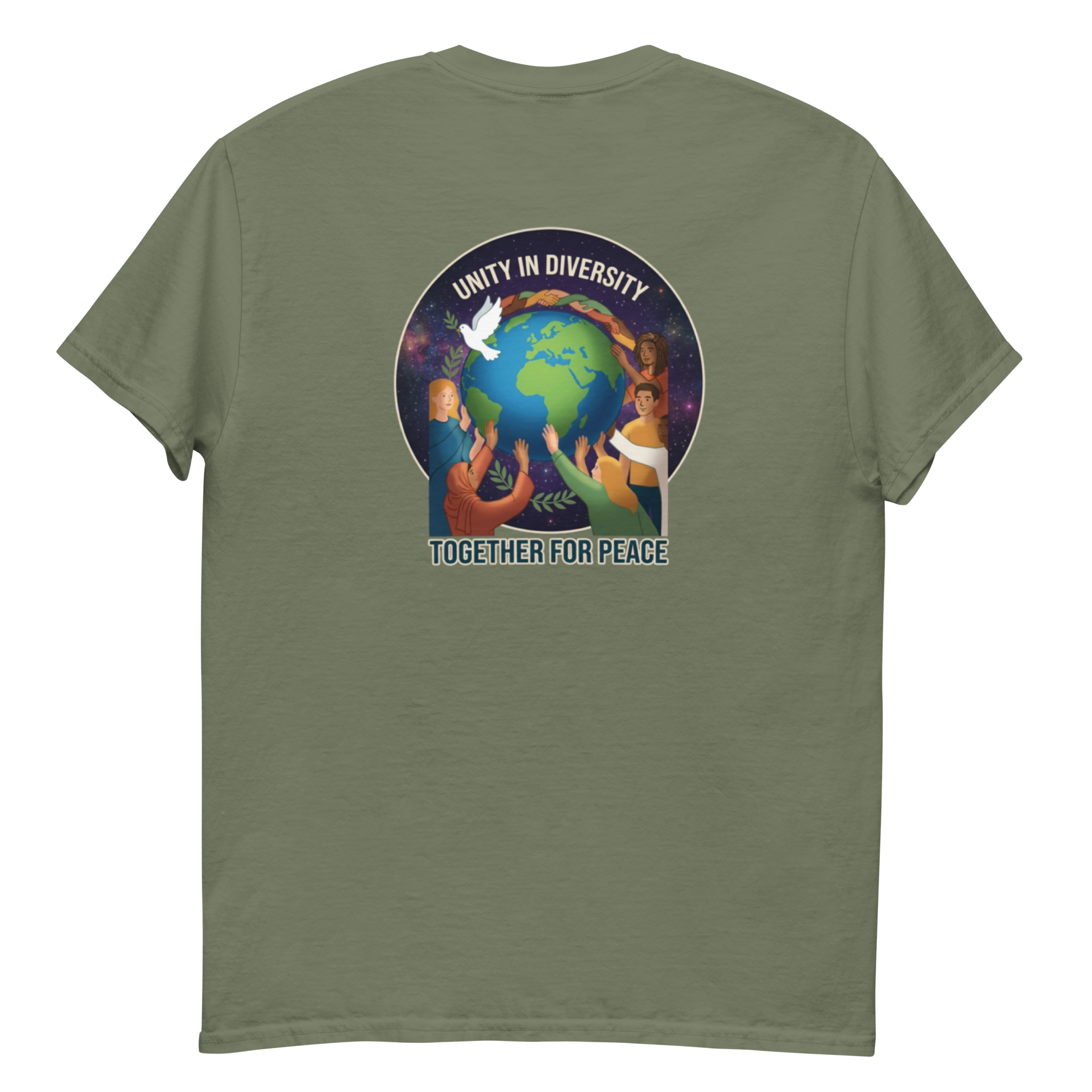 unisex-classic-tee-military-green-back-6a135b4cc5822.png