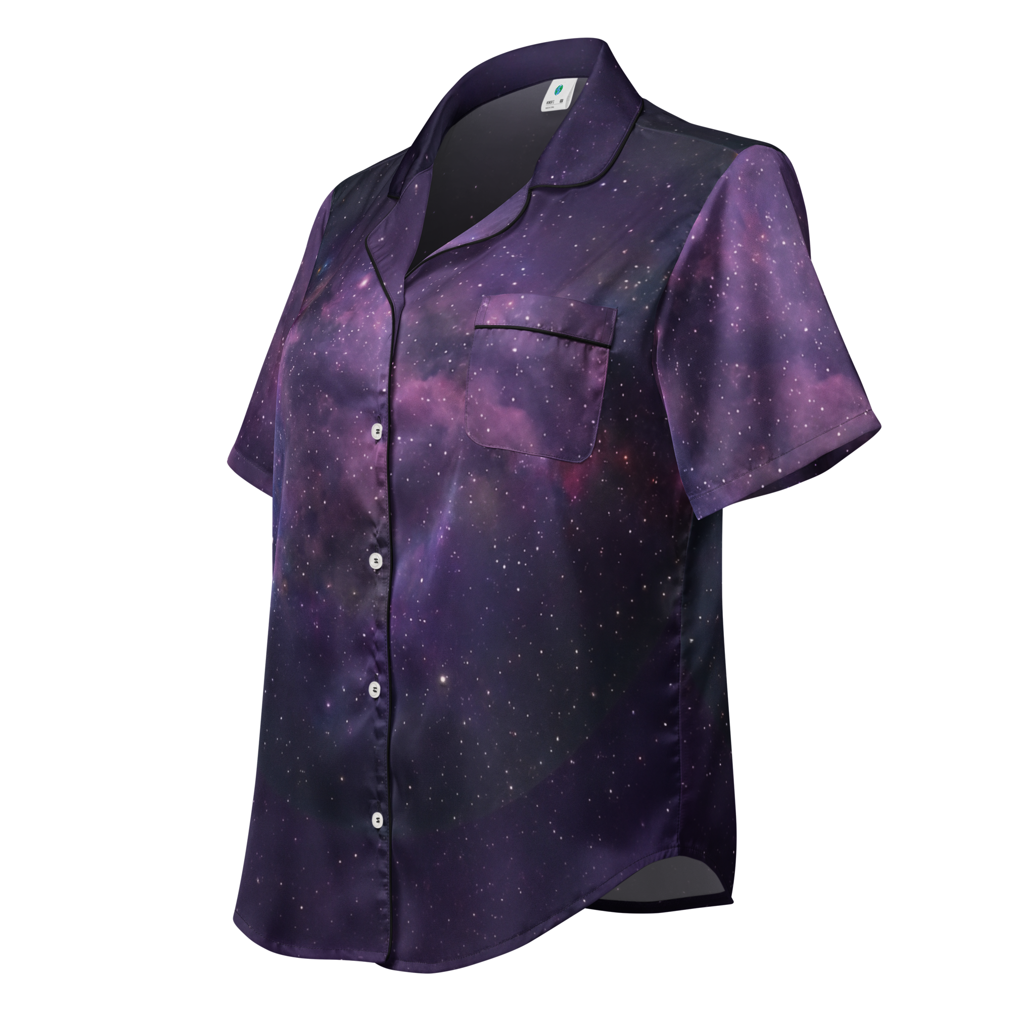 all-over-print-womens-short-sleeve-pajama-top-black-left-front-6a1369fce5cf3.png