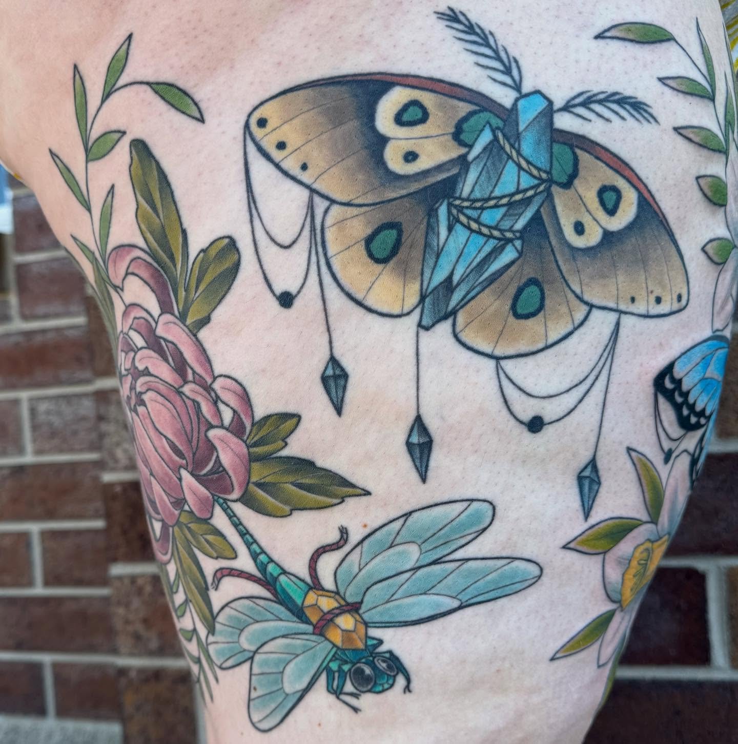 Lovely collection a gemmed insects we’ve been adding to an even lovelier client ♥️ 🦋 ♥️ first two healed , last one fresh
