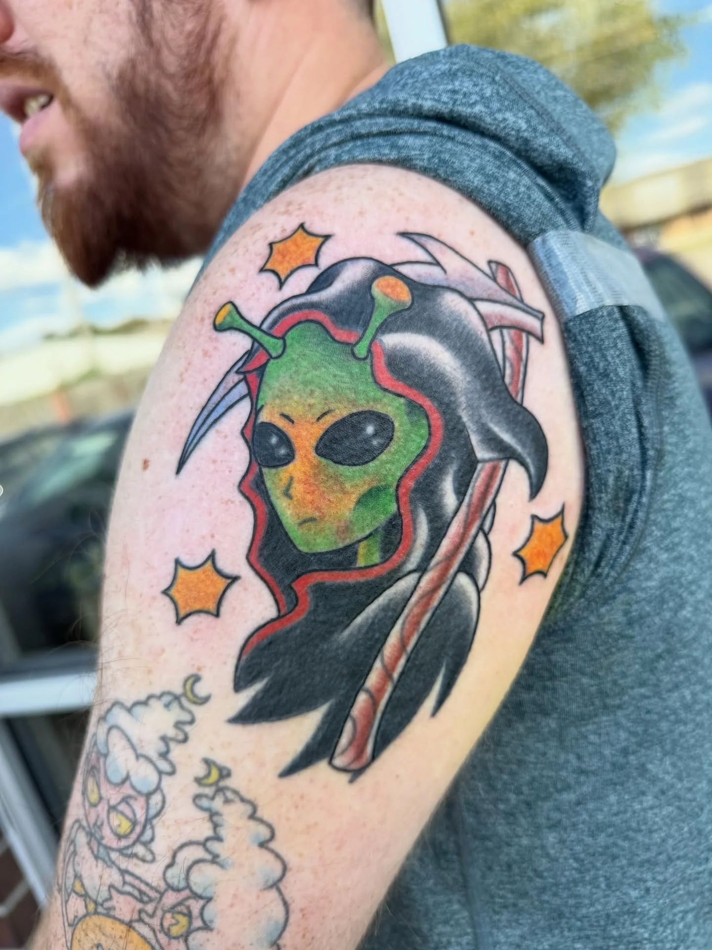 Alien reaper we started a while back! 👽