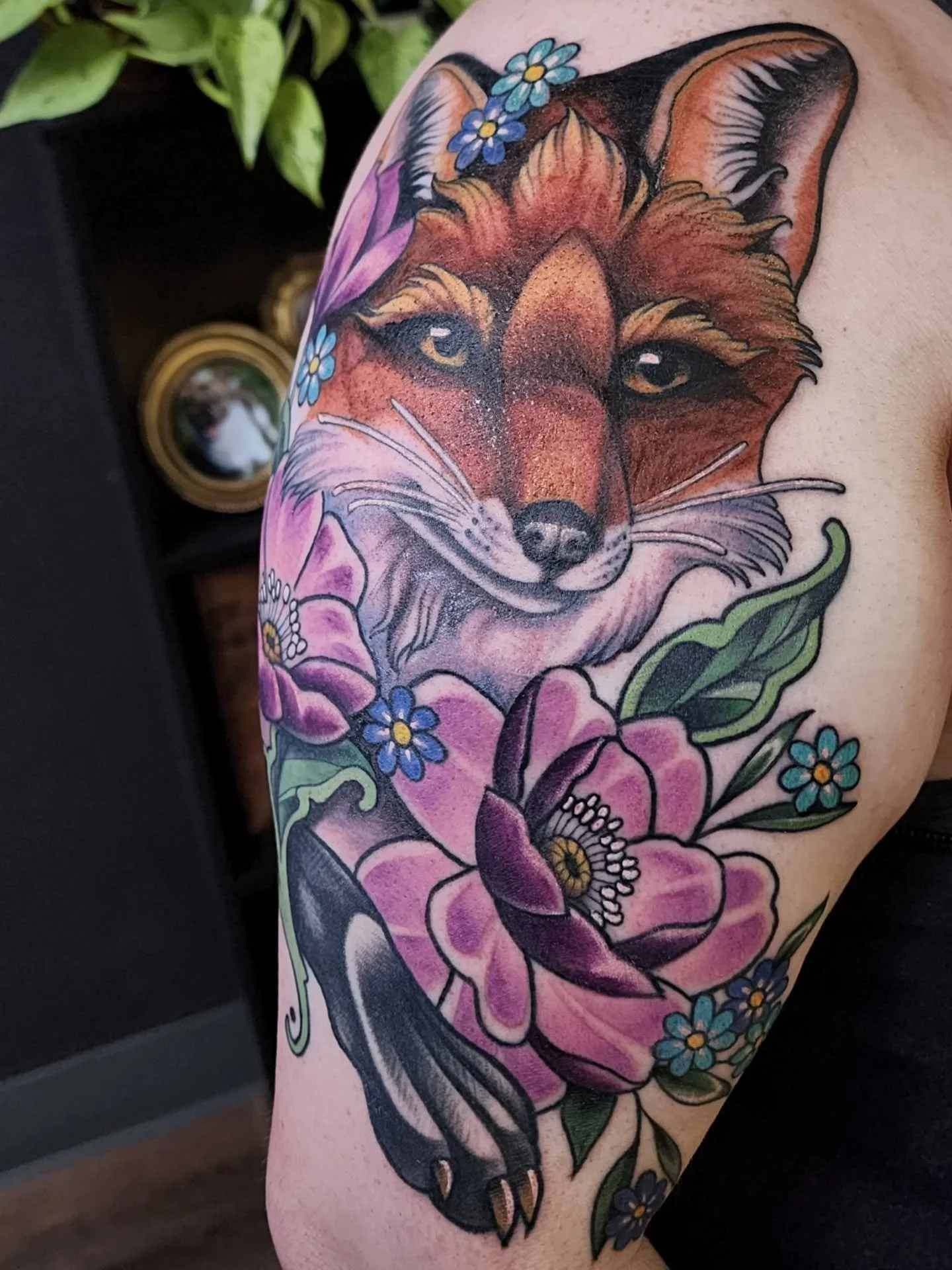 Got to finish up this fox 💗💗💗