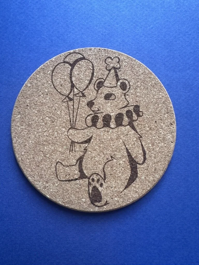 Bear Clown - Coaster