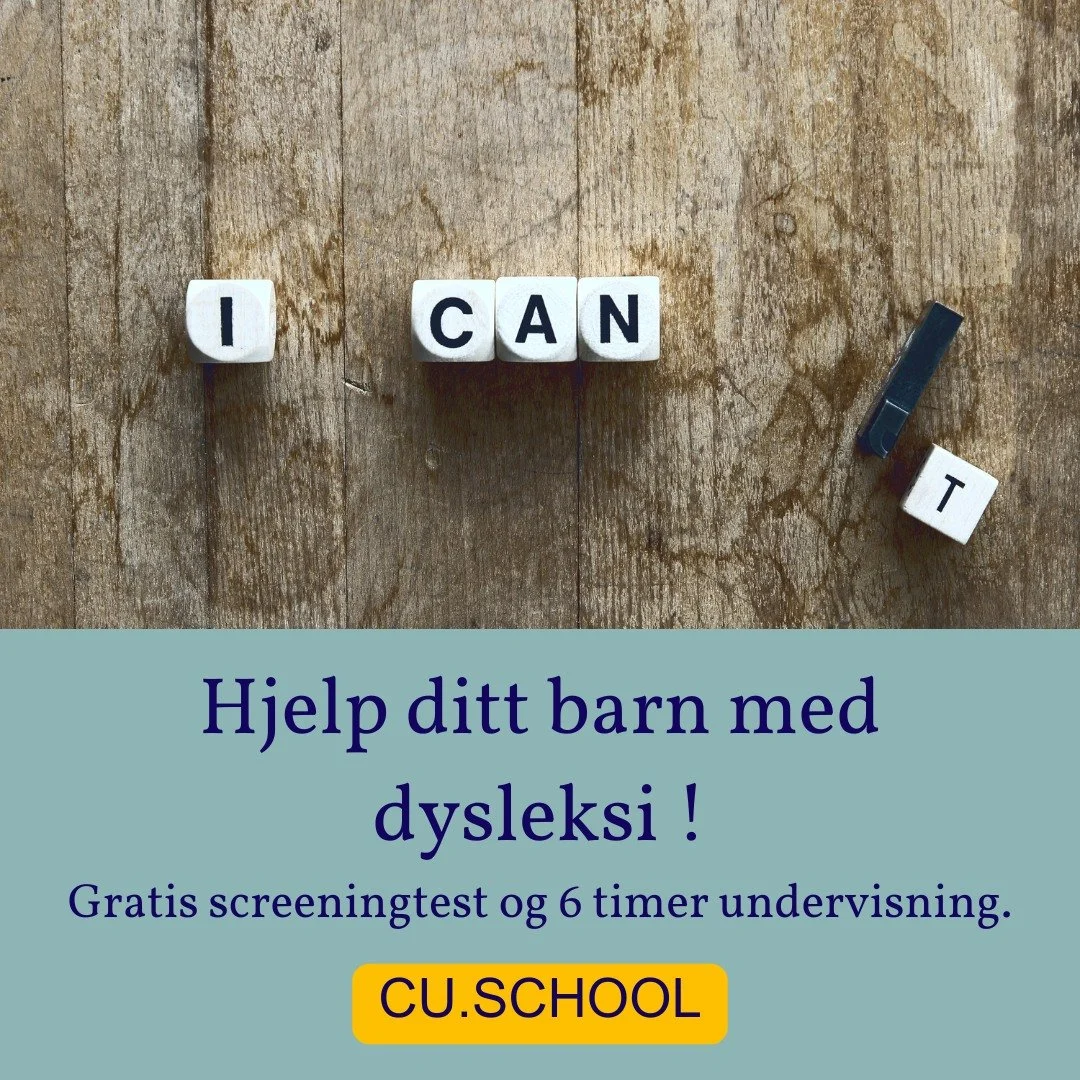 Er du bekymret for ditt barns lese- og skrivevansker? 
Få hjelp med dysleksi i dag! Gratis screening, gratis oppstartsamtale og gratis undervisning – alt uten binding eller forhåndsbetaling. Registrer deg nå for å gi ba