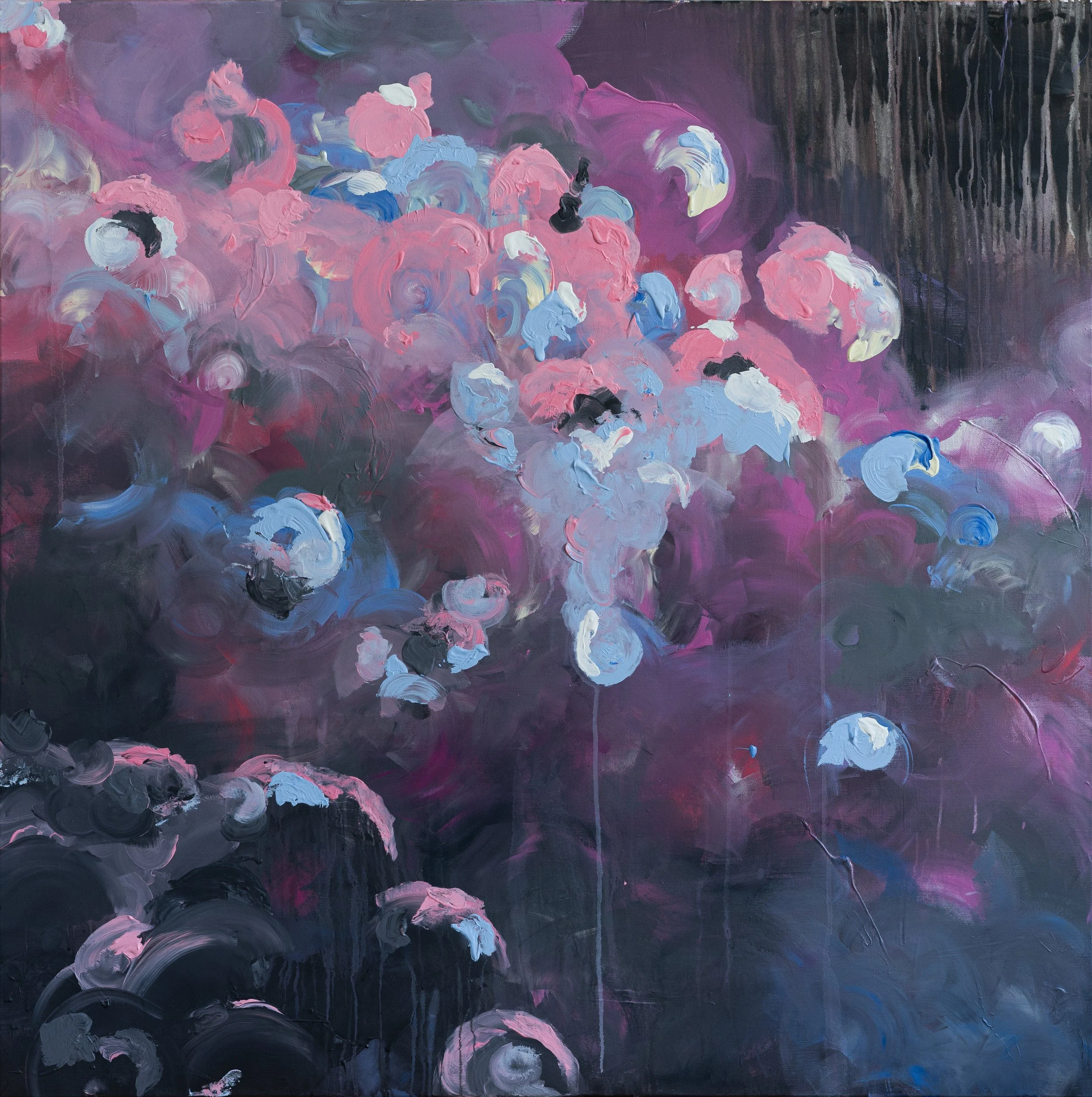 specchio dell'anima abstract artwork acrylics on canvas modern art