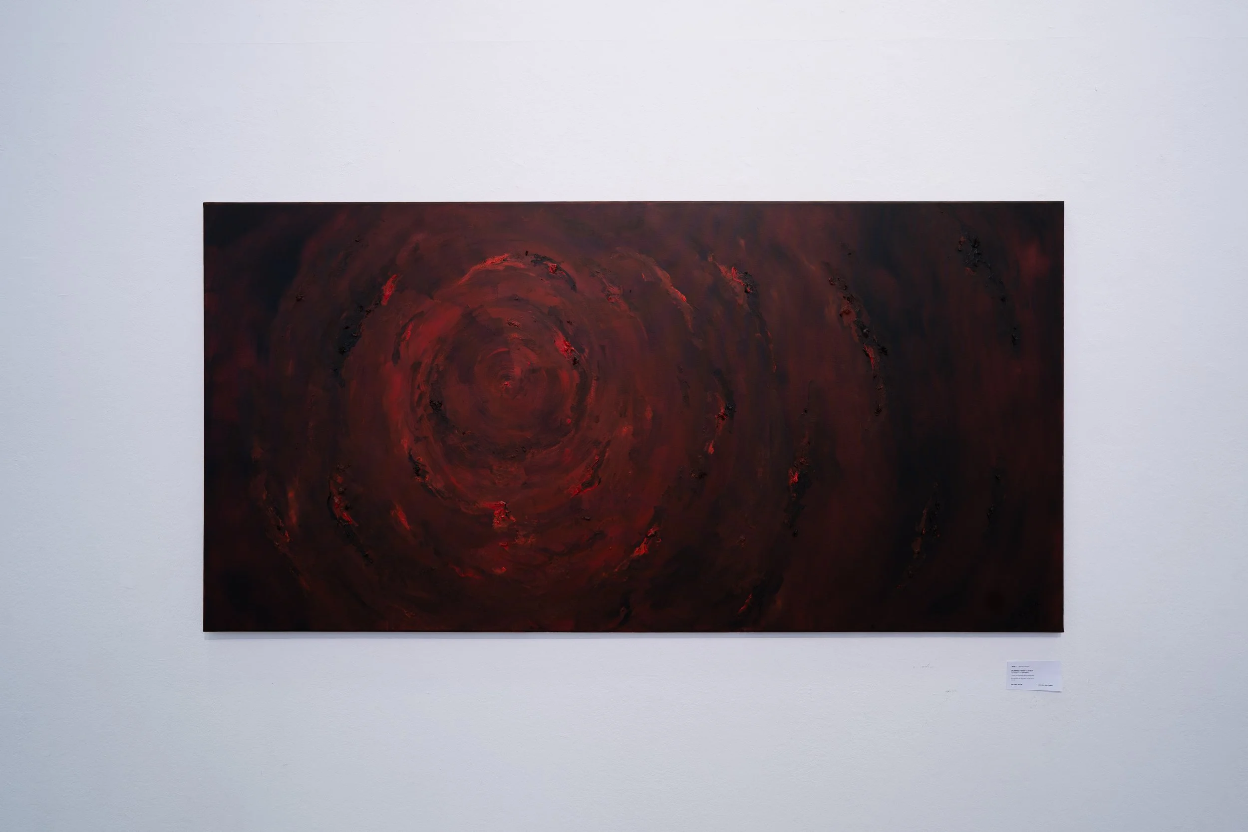 ho fissato l'abisso e lui mi ha ricambiato lo sguardo Filippo Mazzasette abstract art modern art contemporary art acrylics on canvas handmade art for living room Künstler Abstrakte Acrylgemälde auf Leinwand moderne Kunstwerke vom Künstler handgemalte