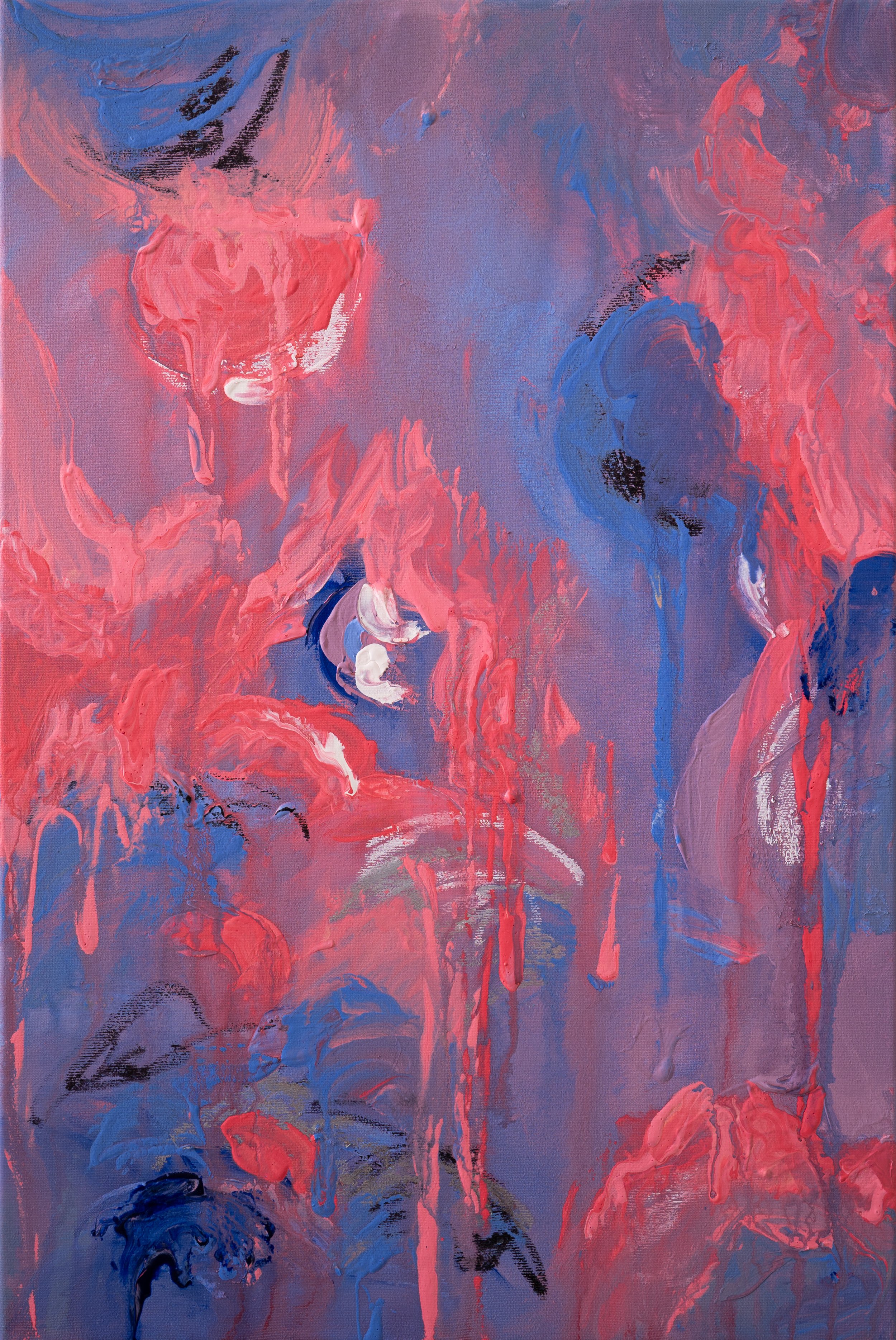 notte francese Filippo Mazzasette abstract art modern art contemporary art acrylics on canvas handmade art for living room Künstler Abstrakte Acrylgemälde auf Leinwand moderne Kunstwerke vom Künstler handgemalte abstrakte Kunst online einzigartig