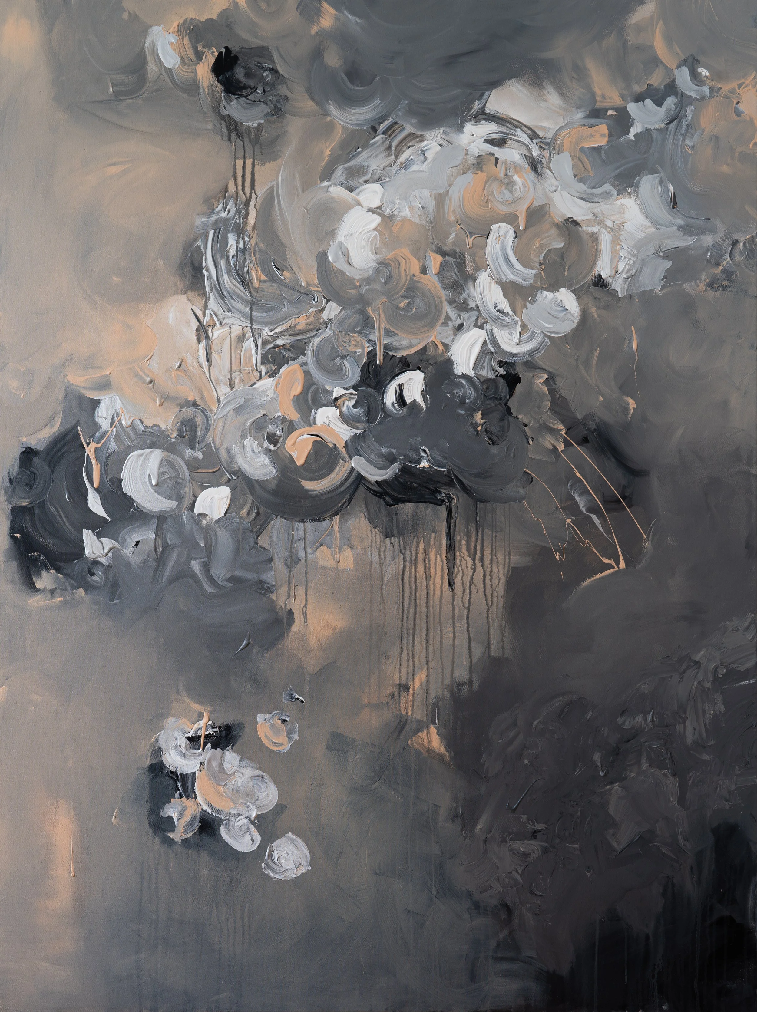 cenere celeste abstract artwork acrylics on canvas modern art