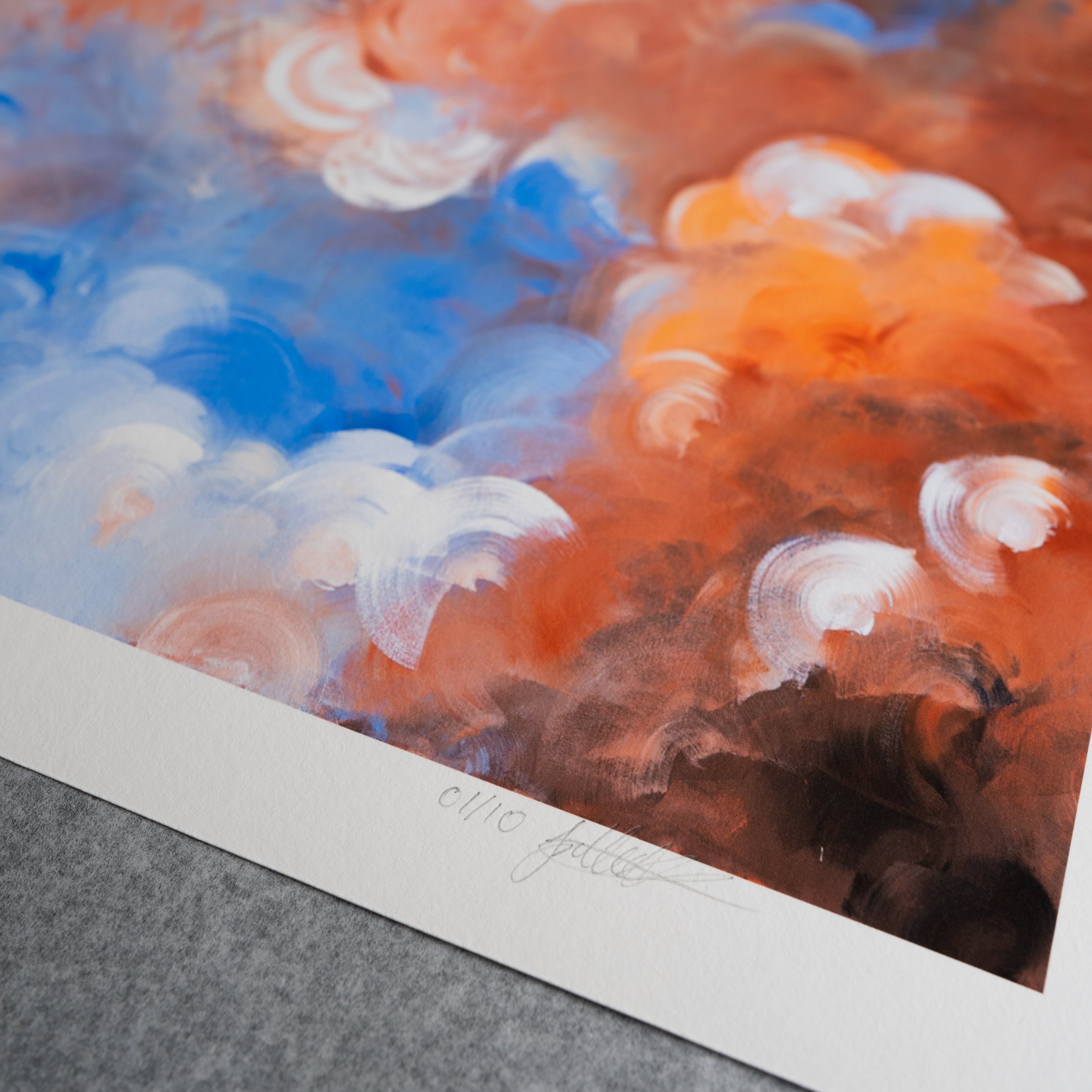 fine art print giclee kunstdruck hahnemuehle buettenpapier mould-made paper Filippo mazzasette abstract art abstrakte Kunst