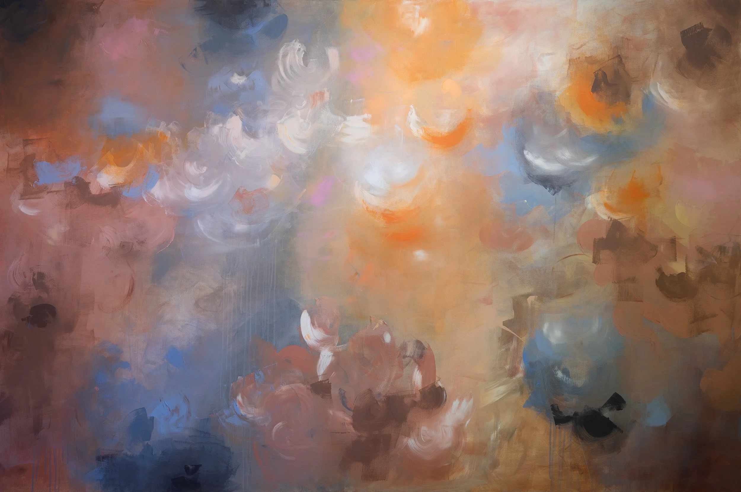 anemoia abstract artwork acrylics on canvas modern art