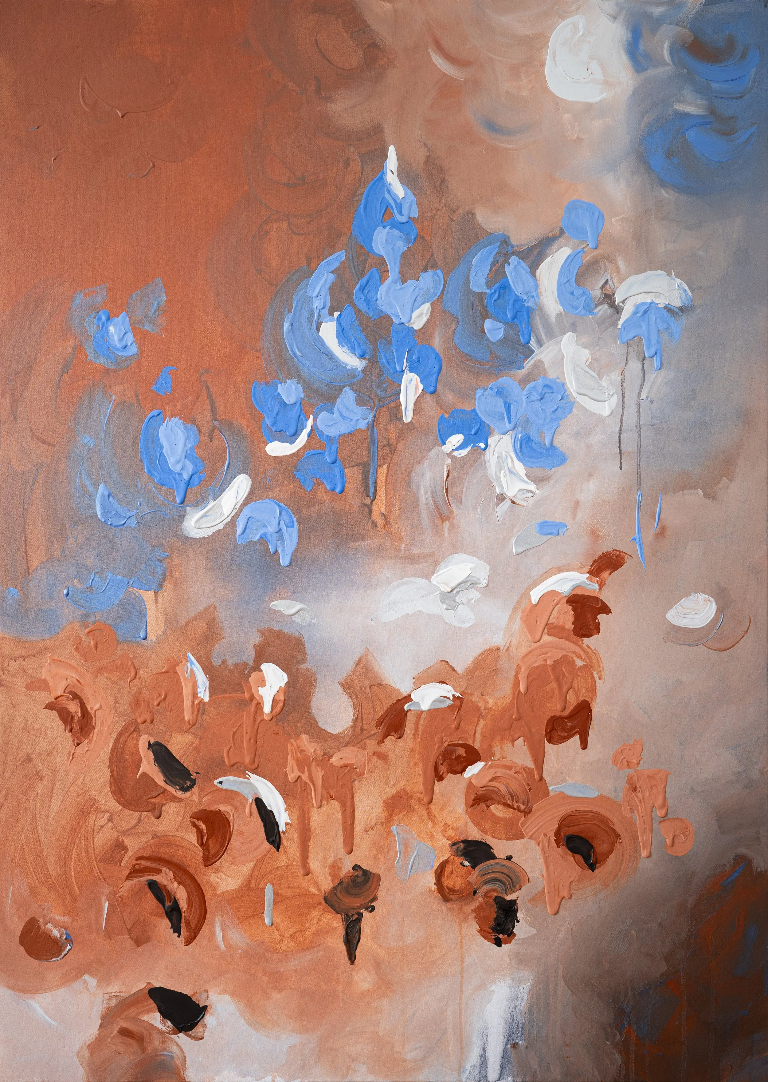 piano astrale abstract artwork acrylics on canvas modern art
