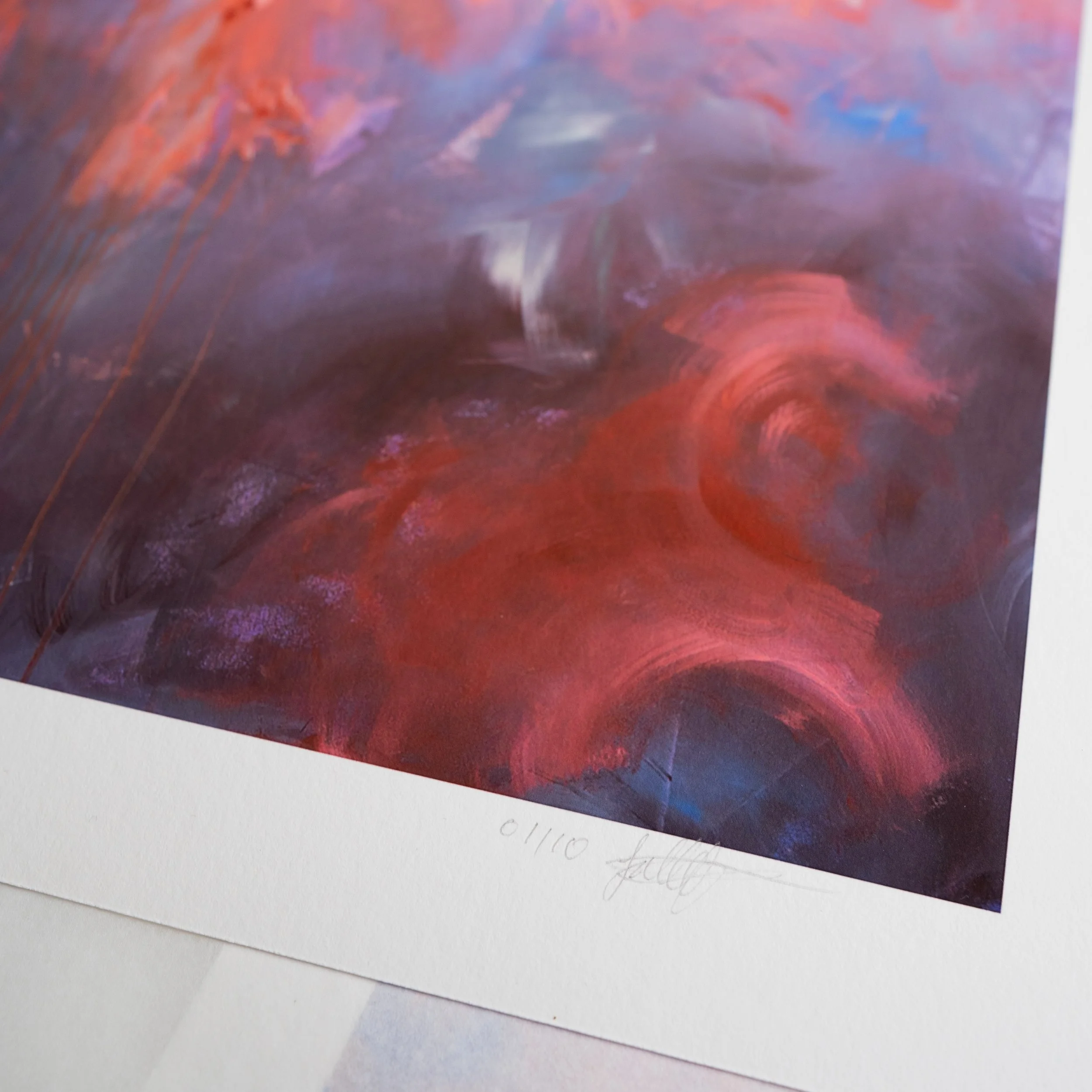 fine art print giclee kunstdruck hahnemuehle buettenpapier mould-made paper Filippo mazzasette abstract art abstrakte Kunst