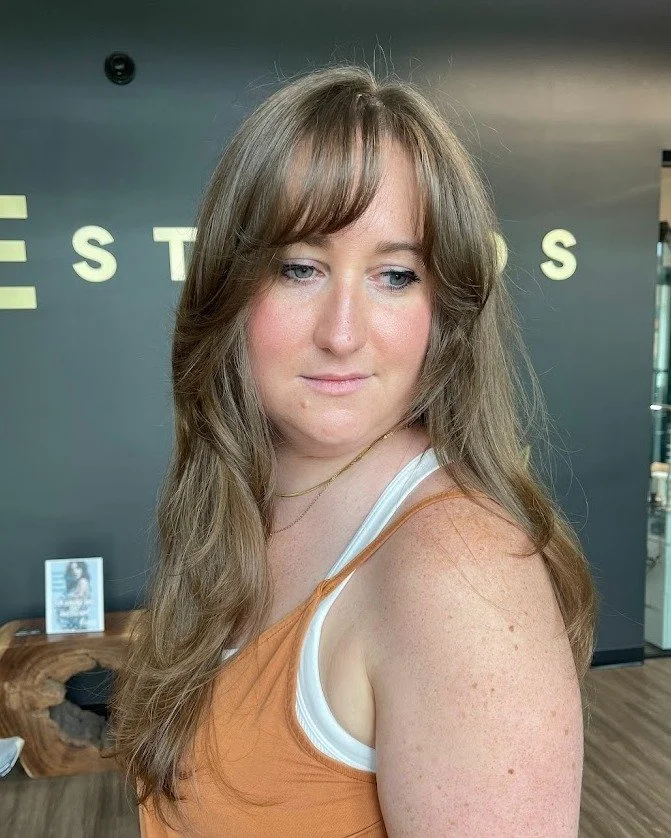 ✨ Layers + Bangs for the Win ✨

Madison Mclane created this gorgeous look full of movement and softness! The flowing layers paired with perfectly blended bangs add texture, bounce, and face-framing style &mdash; a fresh, flattering update that&rsquo;