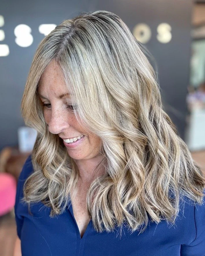 ☀️ Bright + Beautiful Blonde by Master Stylist Krista ☀️

These luminous highlights bring out the perfect sun-kissed glow while adding incredible depth and shine. Krista&rsquo;s expert placement creates a soft, natural blend that keeps blonde looking