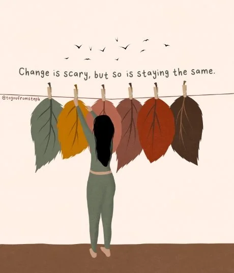 Monday Mindfulness 🌿🍊

&quot;Change is scary, but so is staying the same.&quot;

 #ClementineandHoneyHair #mondaymindfulness #imagestudios #nexton #BookNow