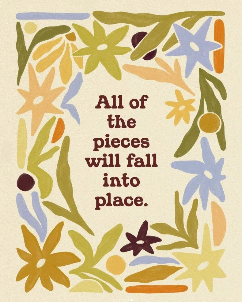 Monday Mindfulness 🍊🌿

&quot;All of the pieces will fall into place.&quot;

Image by: @thesoulshineco 

 #ClementineandHoneyHair #mondaymindfulness #imagestudios #nexton