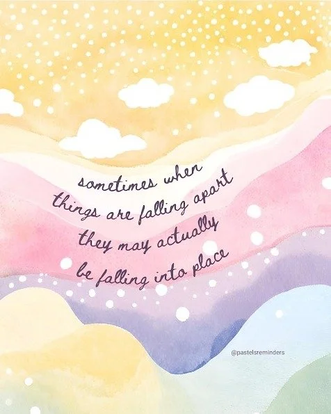 Monday Mindfulness 🍊🌿

"Sometimes when things are falling apart, they may actually be falling into place."

Image by: @pastelsreminders 

 #ClementineandHoneyHair #imagestudios #mondaymindfulness #nexton