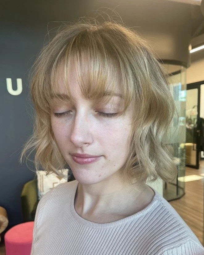Fresh and full of personality ✂️✨ 

Jacob is serving up the ultimate bob + fringe combo, and we are OBSESSED!

This timeless style is perfect for adding edge, movement, and a little extra wow to your look. Ready for your next hair moment?

💇&zwj;♀️ 