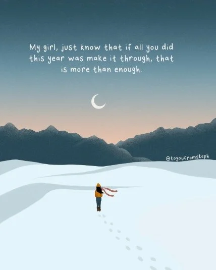 Monday Mindfulness 🍊🌿

"My girl, just know that if all you did this year was make it through, that is more than enough."

Image by: @toyoufromsteph 

 #ClementineandHoneyHair #mondaymindfulness #imagestudios #nexton