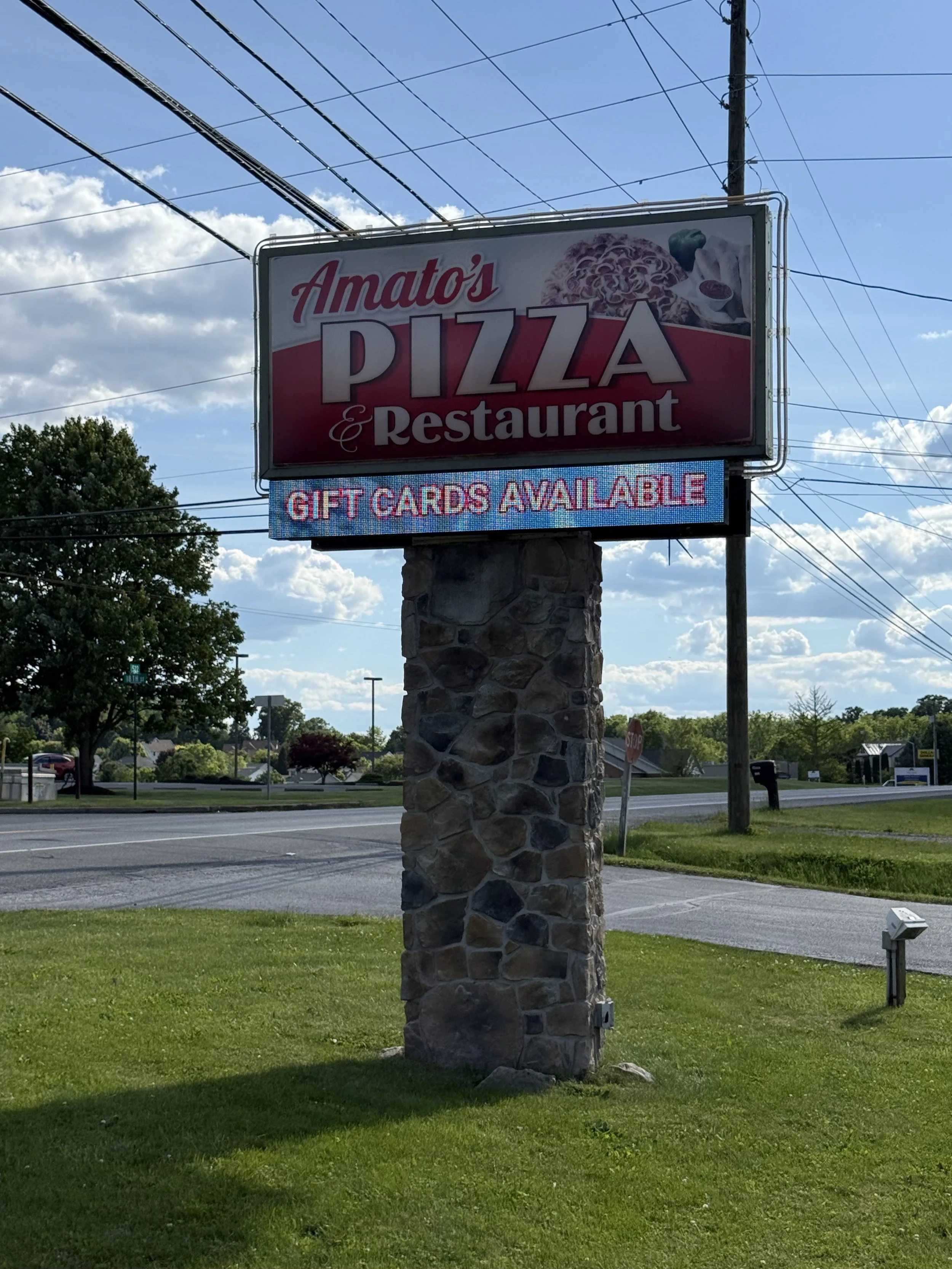 Amato’s Pizza, Selinsgove, PA.