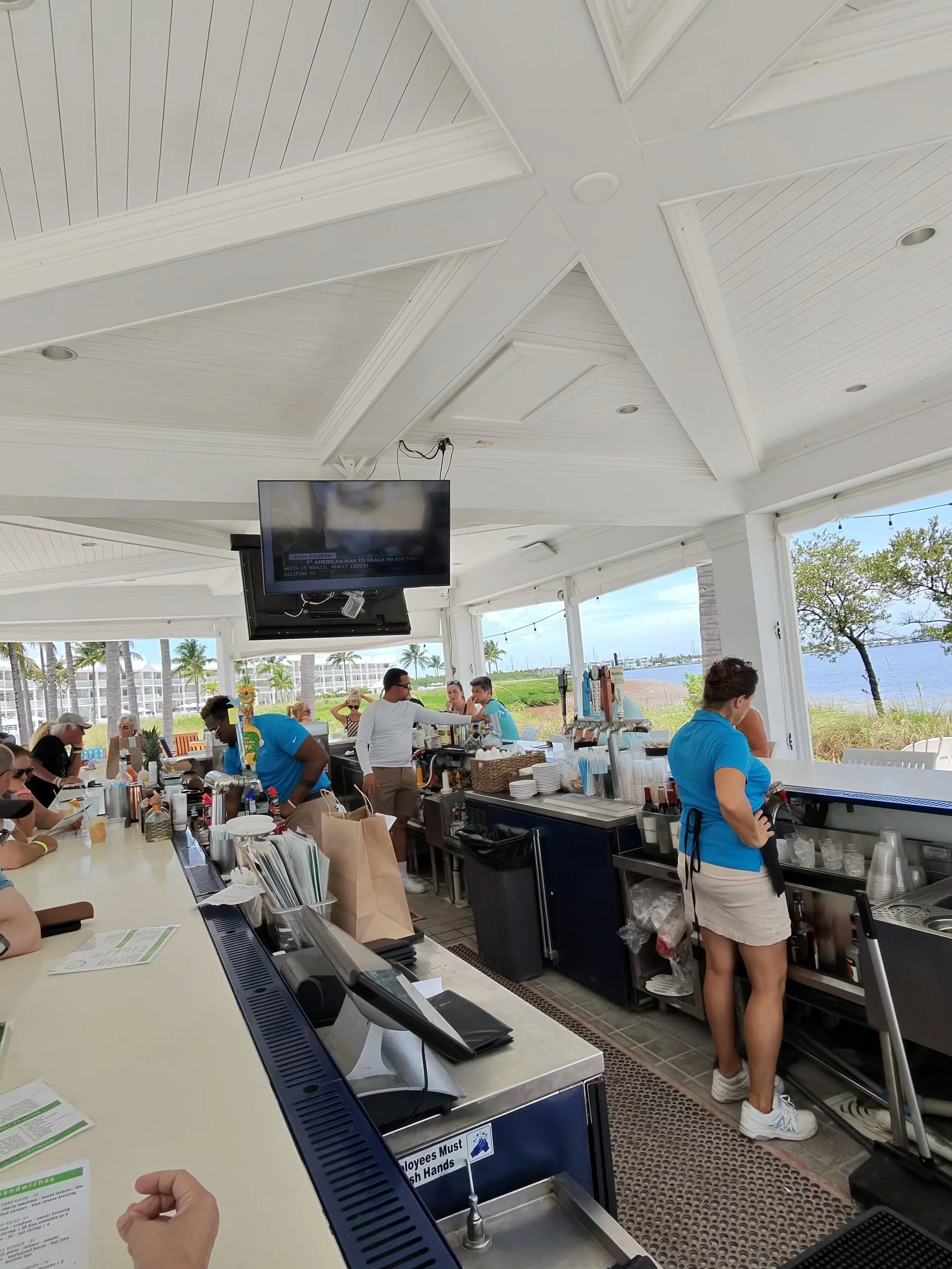 The Beach Bar at Isla Bella Resort, Marathon, FL.