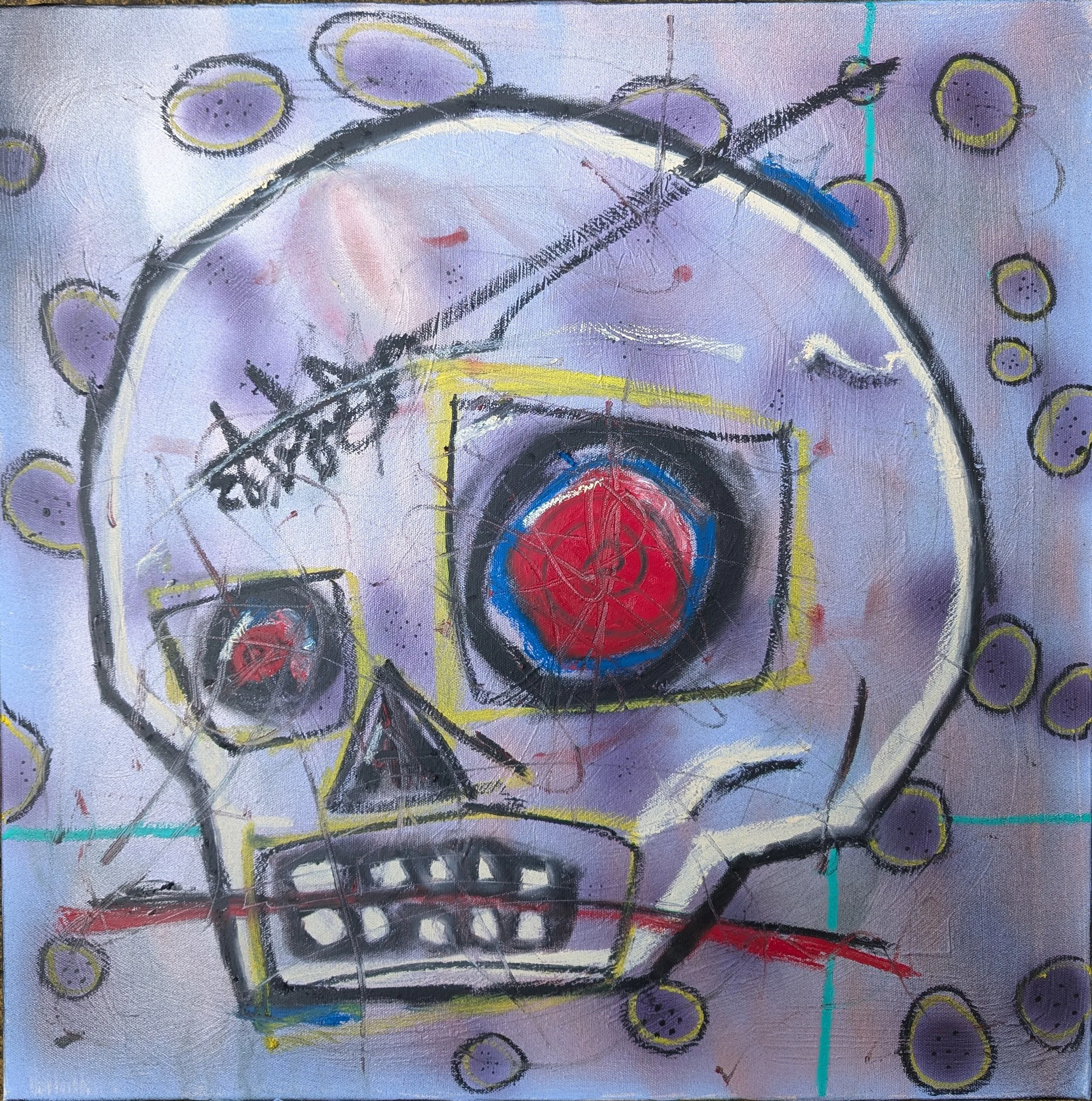 Abstract Skull Motif