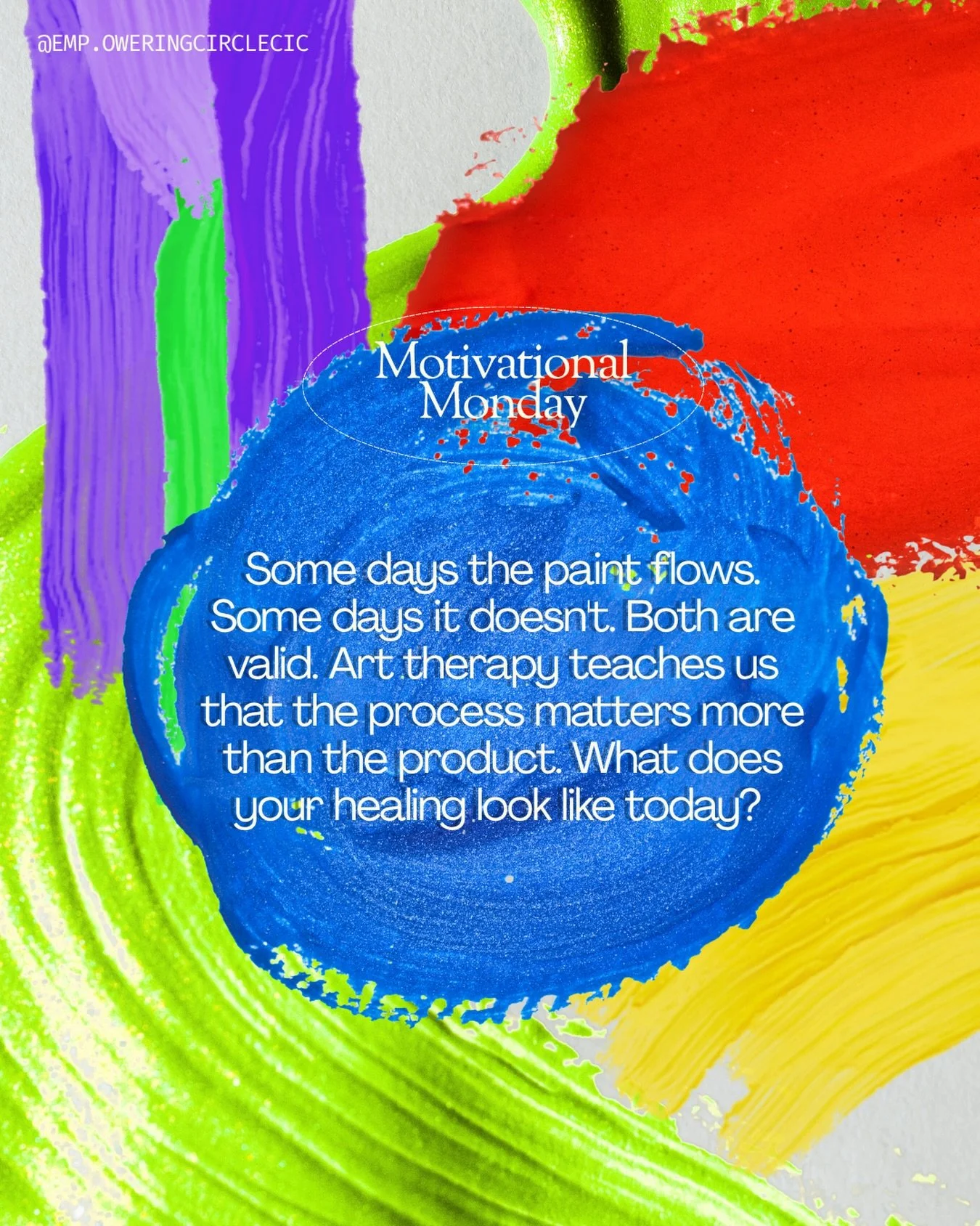 🌿 Monday Mindset 🌿

Healing isn&rsquo;t a straight line.

Some days feel light and full of colour. Some days feel slower, quieter, or a little heavier. Both are part of the journey.

At Empowering Circle, we believe creativity teaches us something 