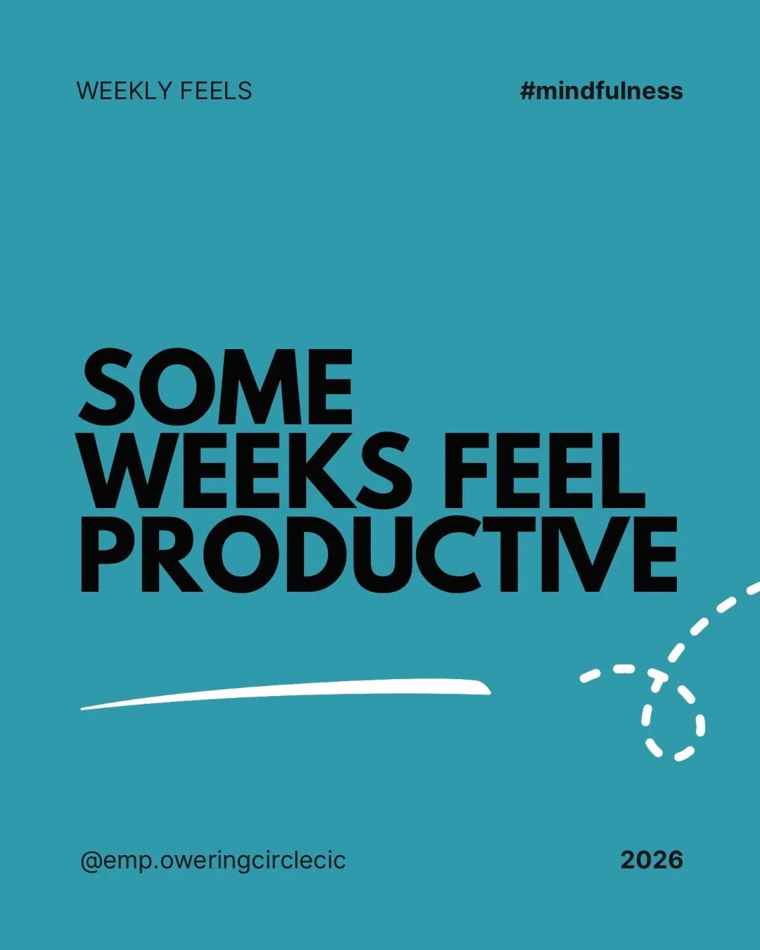 Some weeks feel productive.
Some weeks feel heavy.
Some weeks feel blurry.

And through all of them, you are still moving forward 🌿

Not every season of life will feel clear or balanced. Some days are for creating, some are for resting, and some are