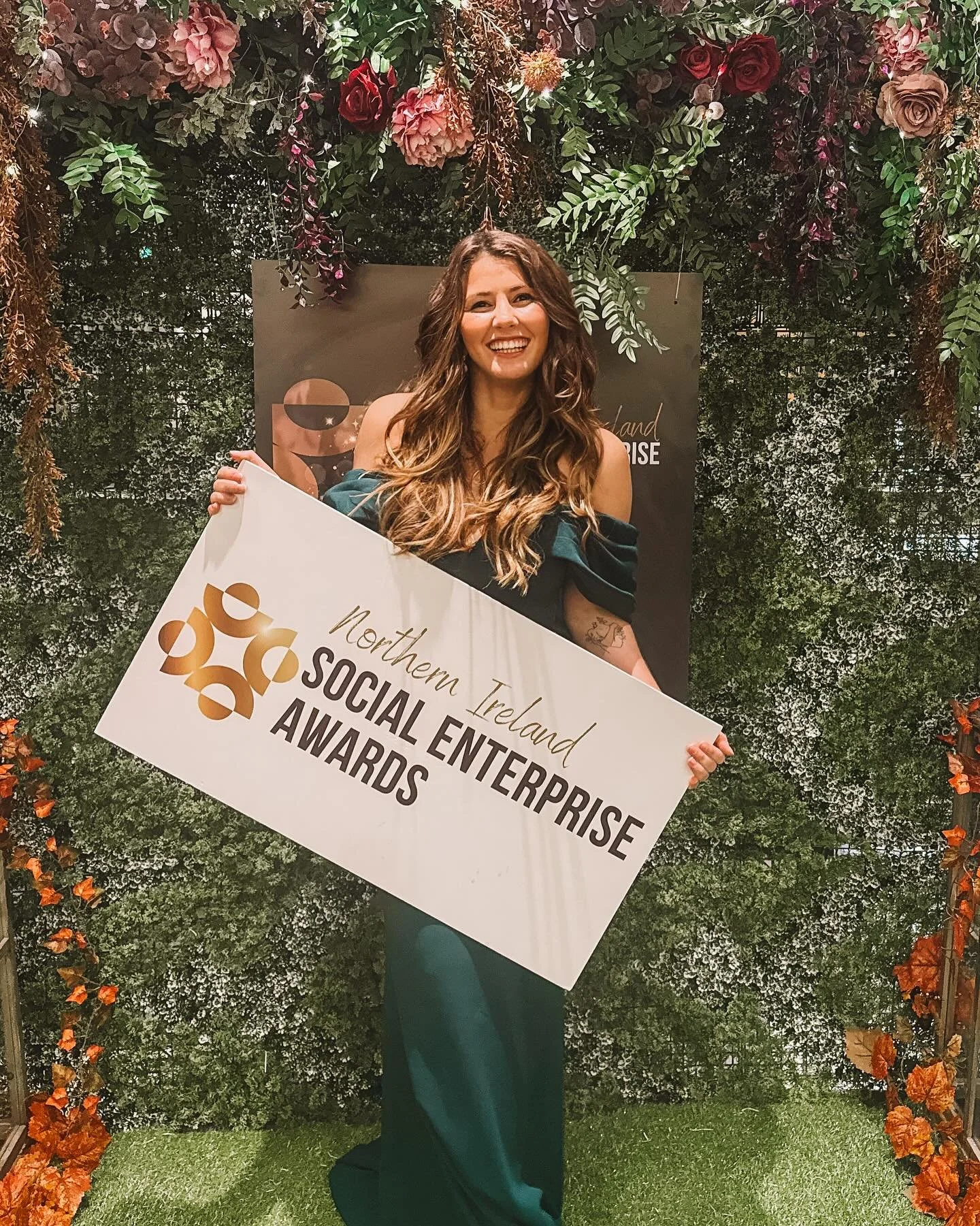 I had a ball representing @derrymeetups at @socentni awards 2025 last night ✨

Whilst we didn&rsquo;t bring a trophy home, I did you all proud and was the first one on the dance floor 🪩 

It was such an honour to be shortlisted in what is an incredi