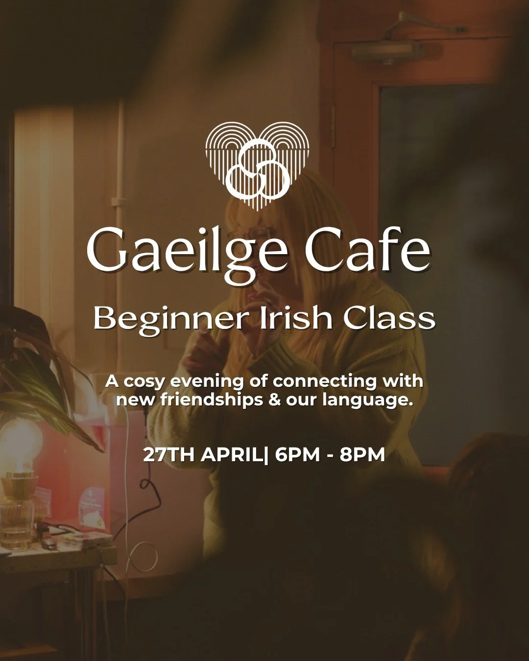 Step into a cosy caf&eacute; evening at @graft_coffee, where we&rsquo;ll explore the beauty of the Irish language together.

Whether you&rsquo;re a complete beginner or just curious about learning Irish, this is the ideal opportunity to connect with 