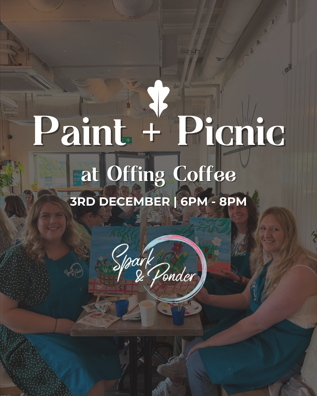 Festive Paint and Picnic with Spark & Ponder at Offing Coffee