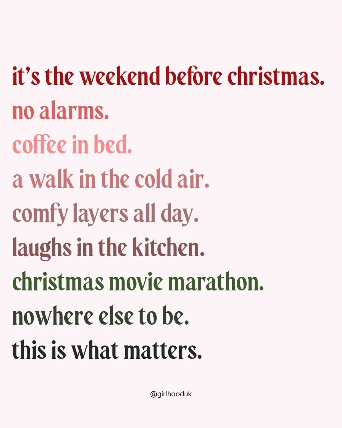 out of office: on🎄🎅 happy weekend loves ❤️