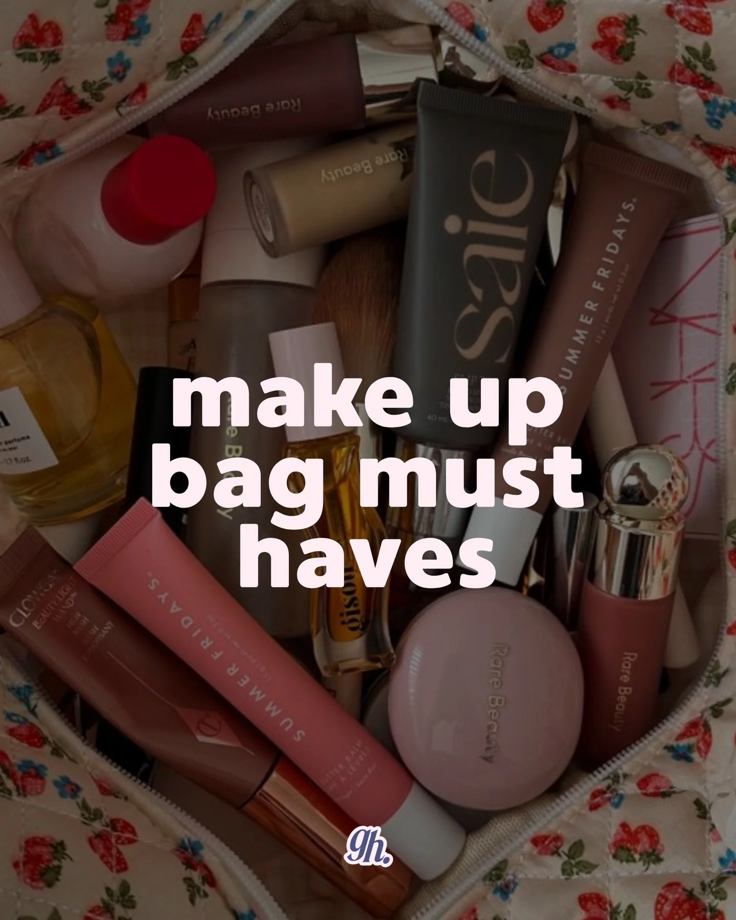girlhood approved makeup bag must-haves 💗

sharing our everyday essentials, because we&rsquo;re all about swapping recs around here.

leave your must haves below, we&rsquo;re easily influenced 👀✨
