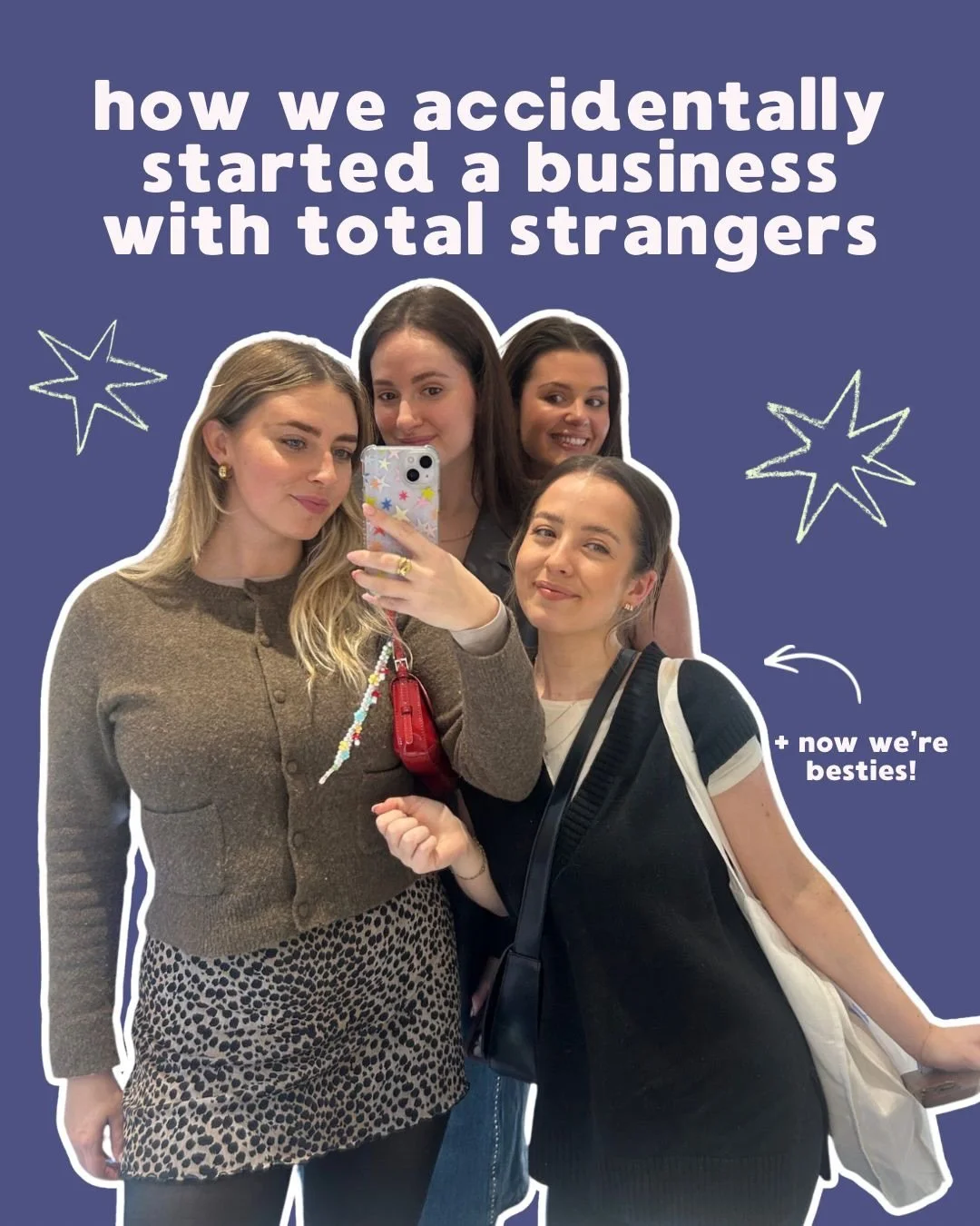 how four strangers accidentally created a community!! 🌟

since day one, girlhood has always been about making meaningful connections and turning strangers into lifelong friends💘 &amp; we're the proof!

when people (especially women!!) come together