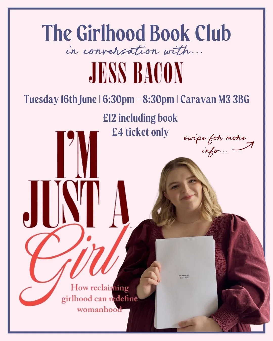 The Girlhood Book Club in Conversation with Jess Bacon